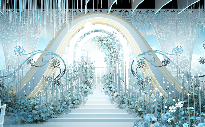 北泉镇釡香烙馍村水晶厅效果展示